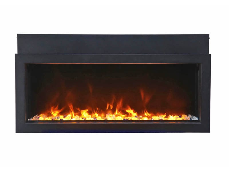 Amantii Panorama 40" Xtraslim Full View Smart Indoor| Outdoor Electric Fireplace