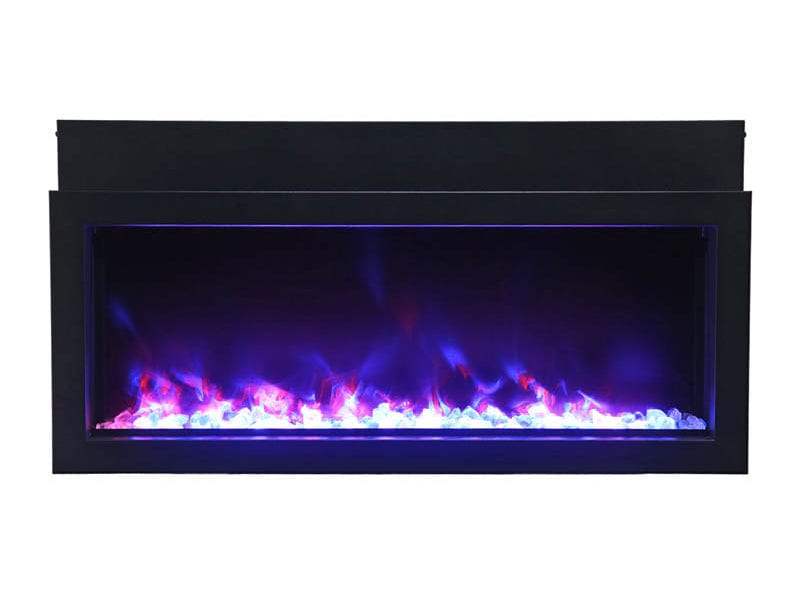 Amantii Panorama 40" Xtraslim Full View Smart Indoor| Outdoor Electric Fireplace