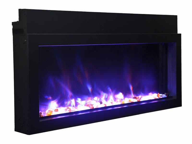 Amantii Panorama 40" Xtraslim Full View Smart Indoor| Outdoor Electric Fireplace