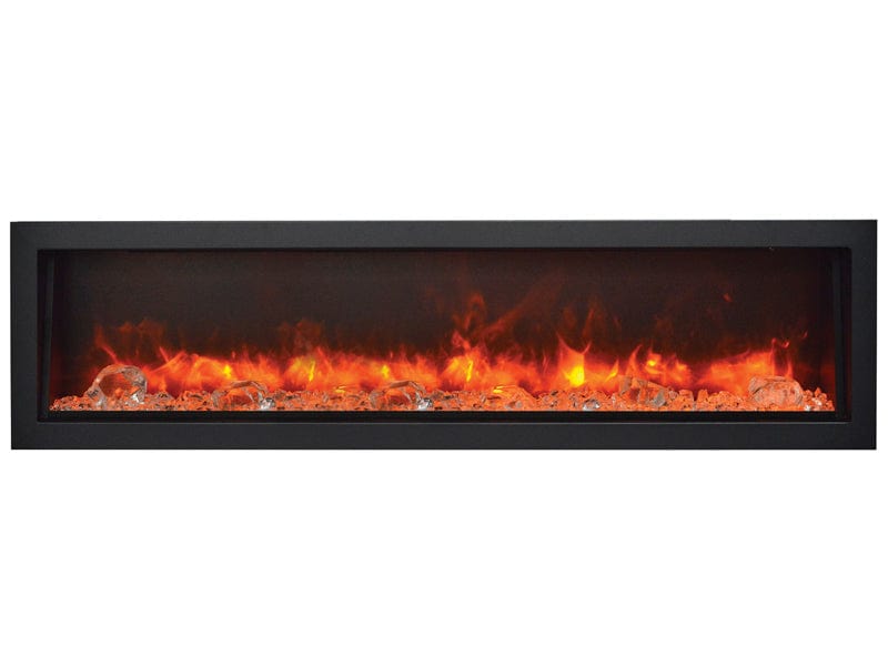 Amantii Panorama 60" Deep Full View Smart Indoor| Outdoor Electric Fireplace