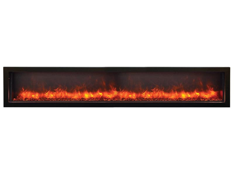 Amantii Panorama 88" Deep Full View Smart Indoor| Outdoor Electric Fireplace