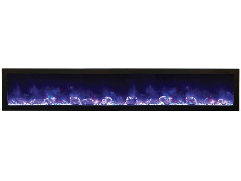 Amantii Panorama 88" Deep Full View Smart Indoor| Outdoor Electric Fireplace