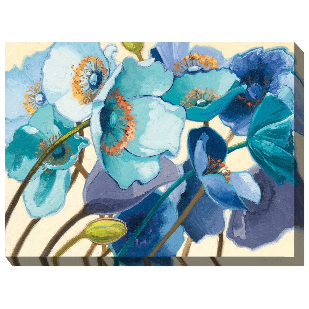 Breezy Blues Outdoor Canvas Art - Outdoor Art Pros