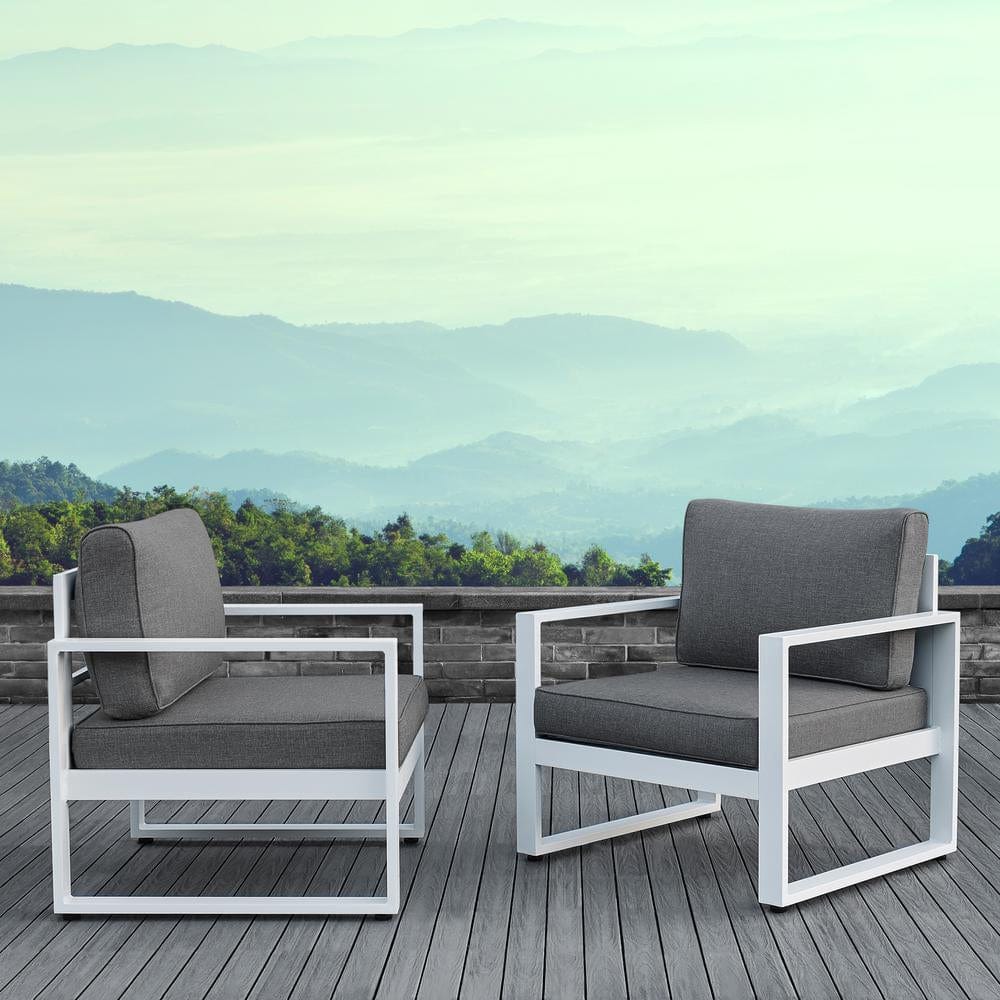 Gray store outdoor chair