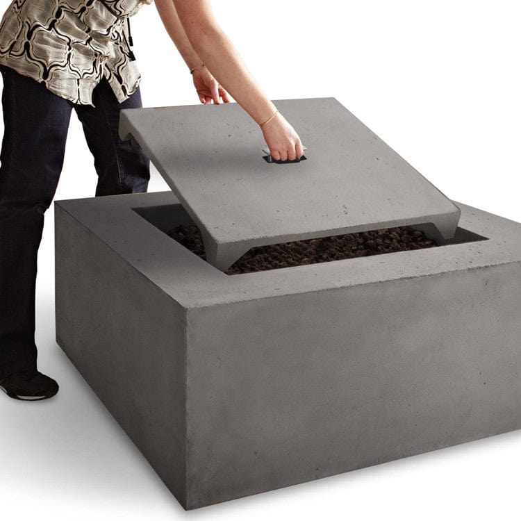 Baltic Square Propane Fire Table - Outdoor Art Pros