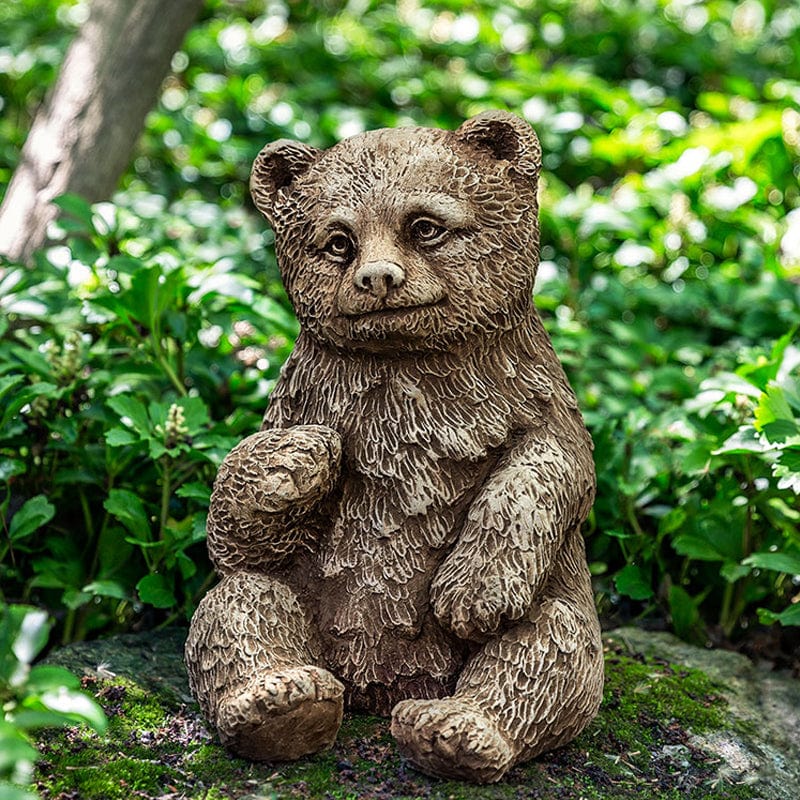 Bear Cub Garden Statue - Outdoor Art Pros