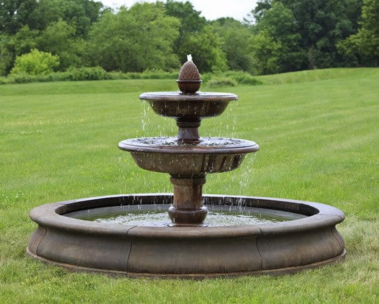 Beaufort Outdoor Water Fountain with Pool - Outdoor Art Pros