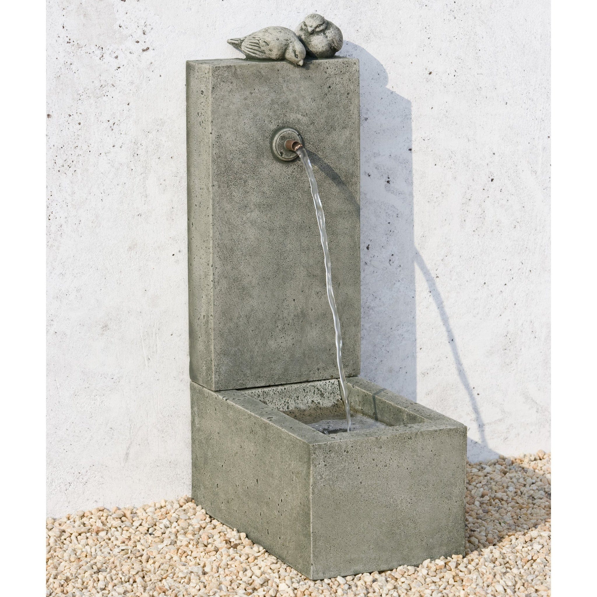 Bird Element Wall Water Fountain - Outdoor Art Pros