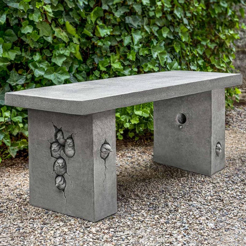 Birdhouse Bench - Outdoor Art Pros