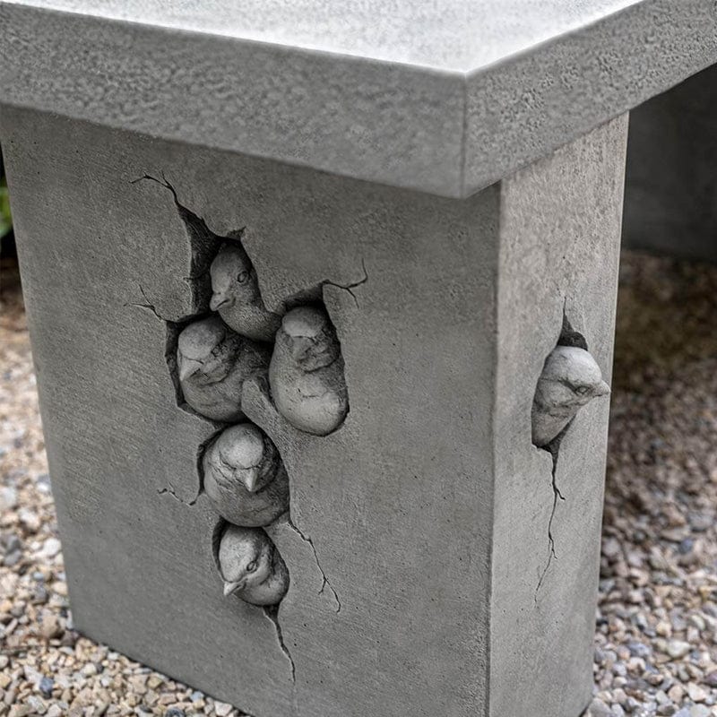 Birdhouse Bench - Outdoor Art Pros