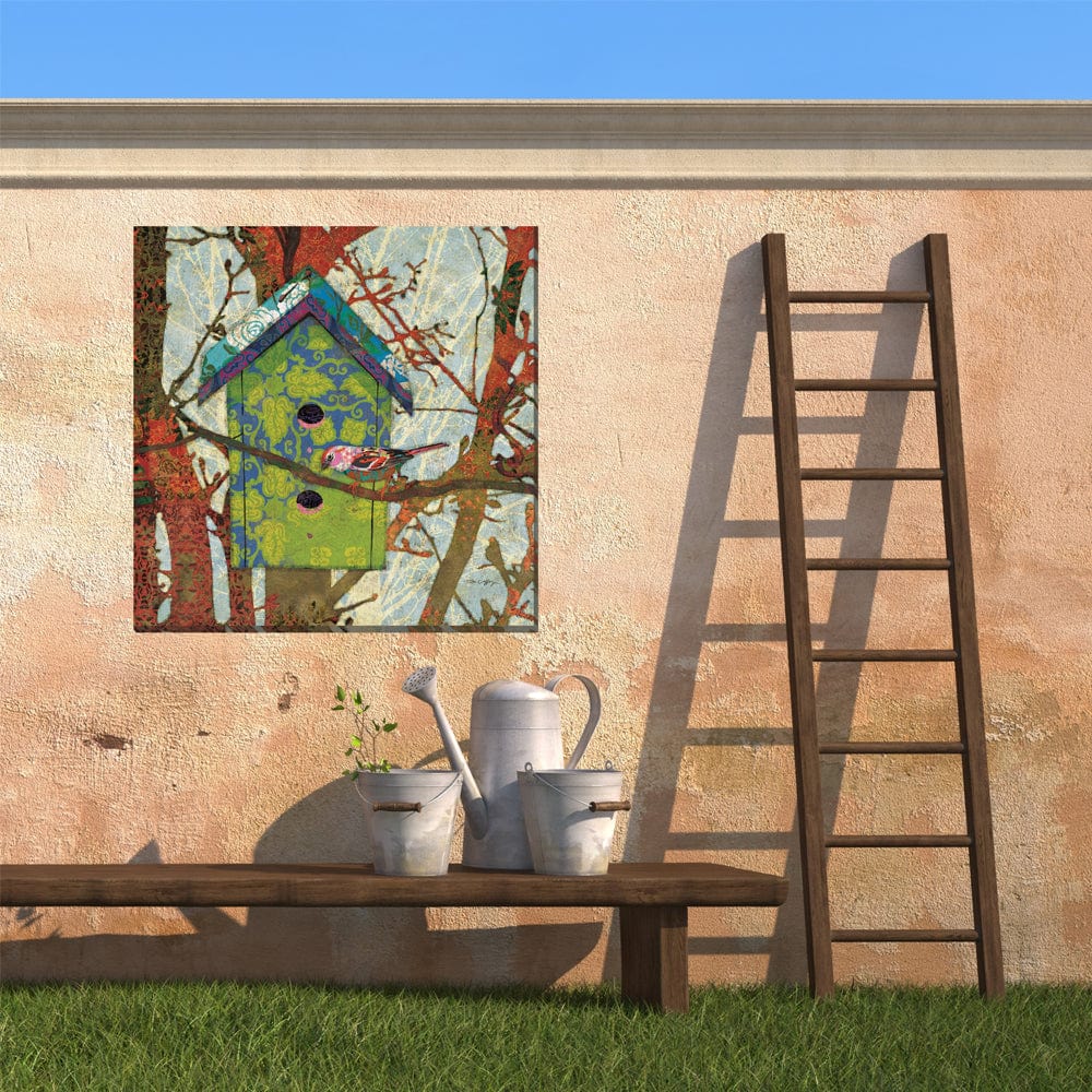 Birdie's Home Outdoor Canvas Art - Outdoor Art Pros