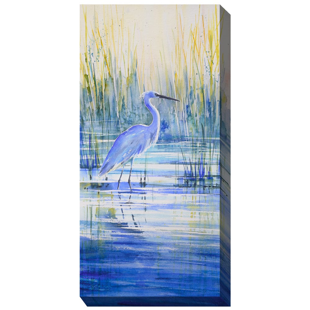 Blue Beauty Outdoor Canvas Art - Outdoor Art Pros