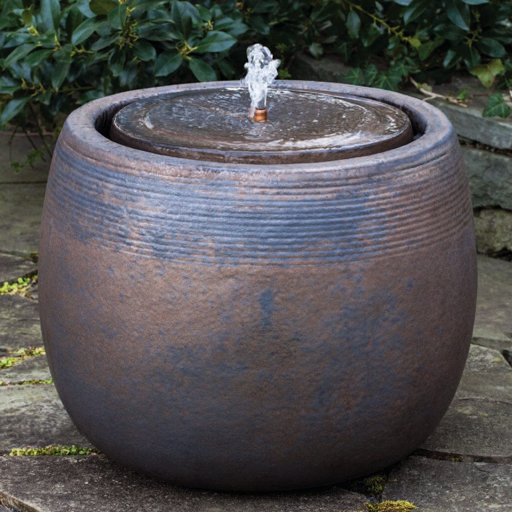 Boden Glazed Outdoor Fountain in Bronze Finish