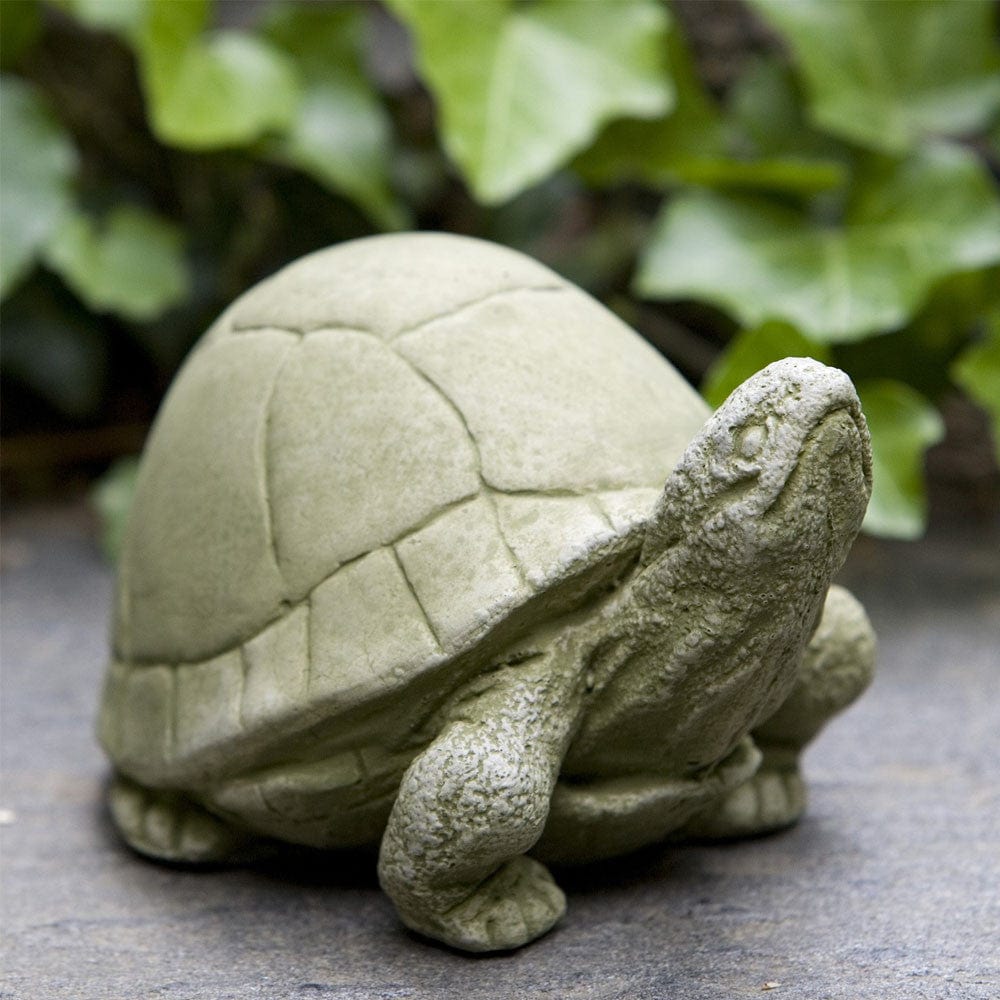 Box Turtle Cast Stone Garden Statue - Outdoor Art Pros