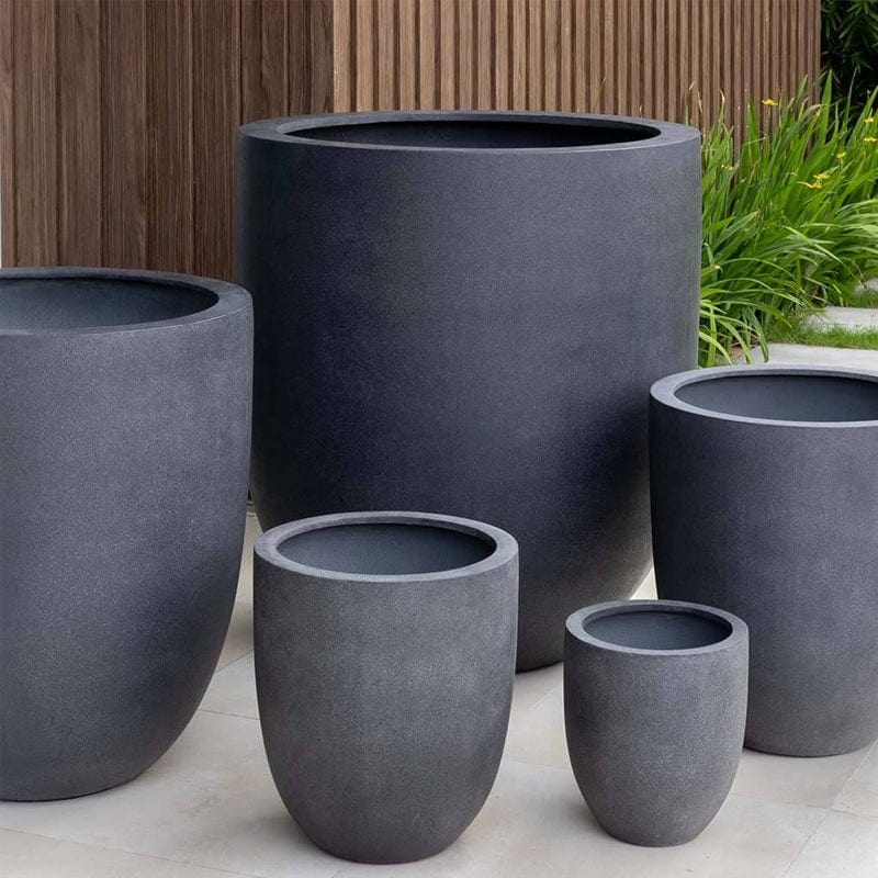 Bradford Planter Charcoal Premium Lite - Outdoor Art Pros