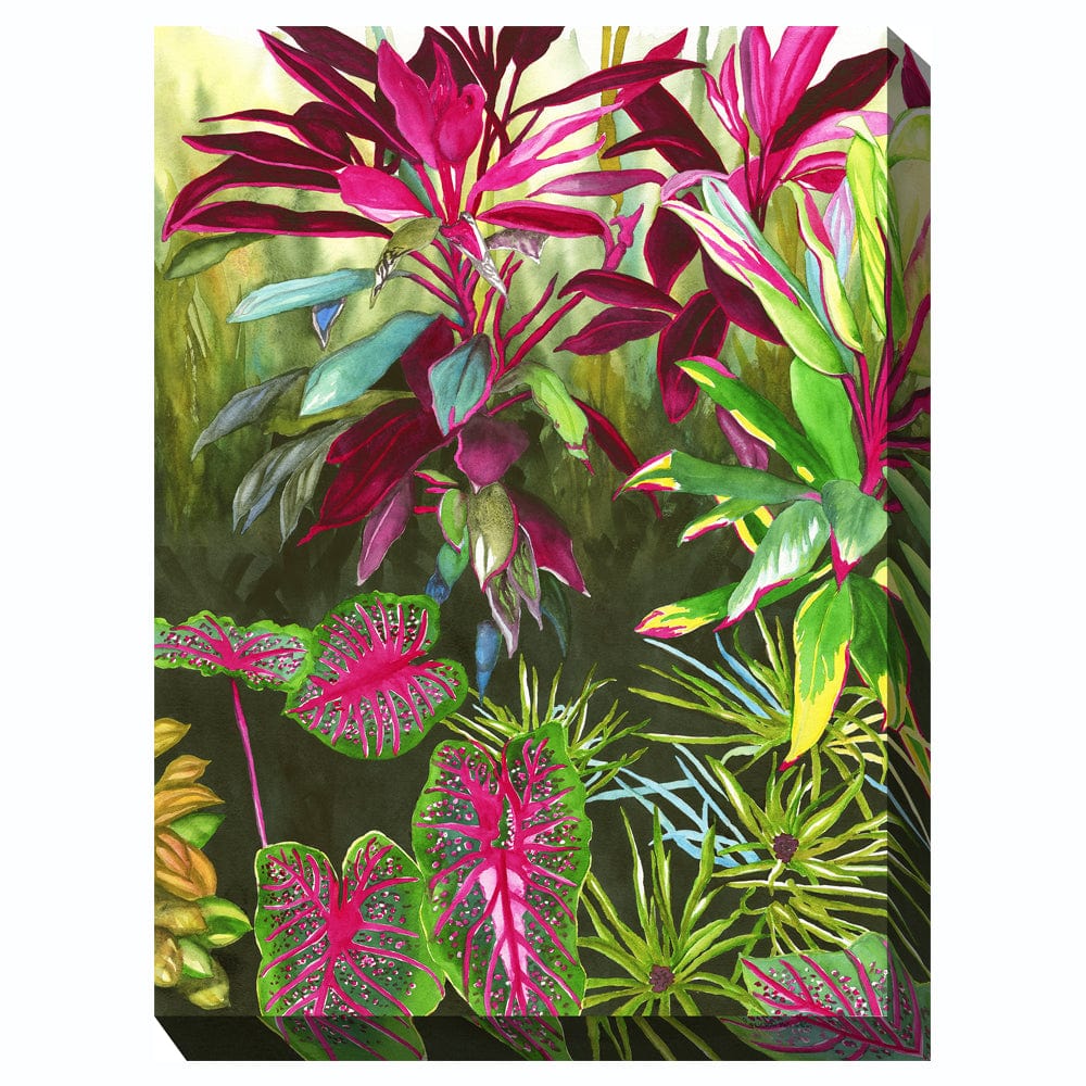 Bright Botanicals Outdoor Canvas Art - Outdoor Art Pros