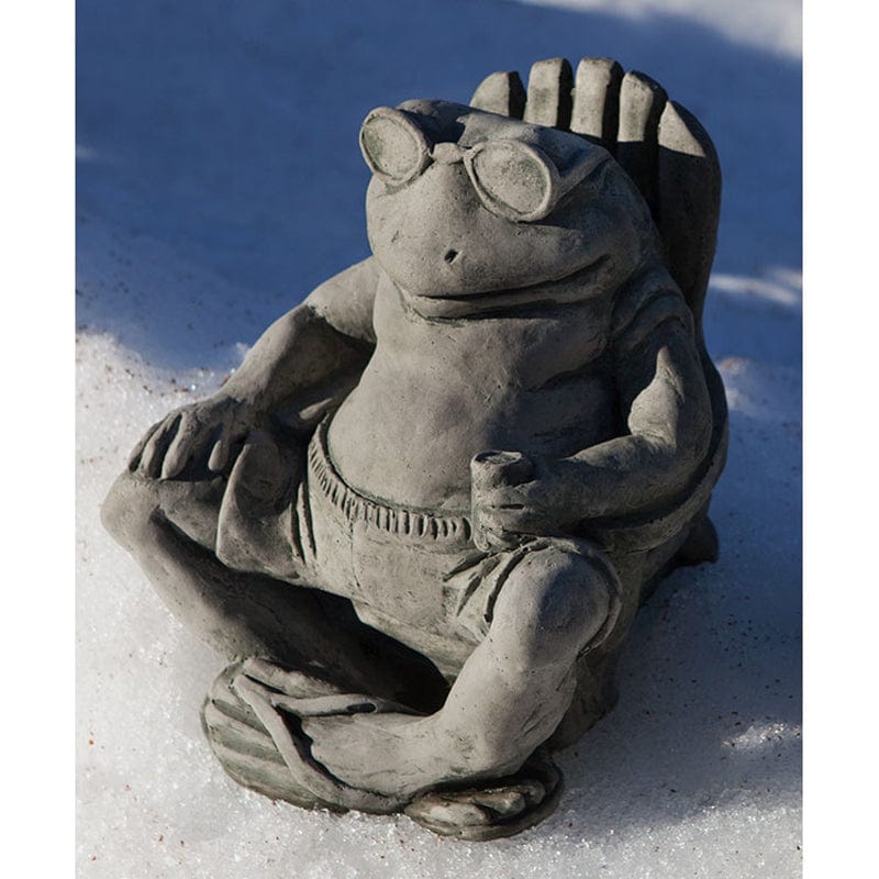 Bud on the Beach Cast Stone Garden Statue - Outdoor Art pros