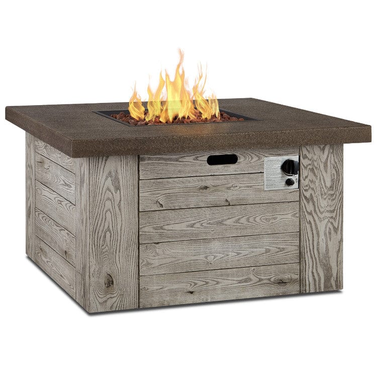 Forest Ridge Gas Fire Table - Outdoor Art Pros