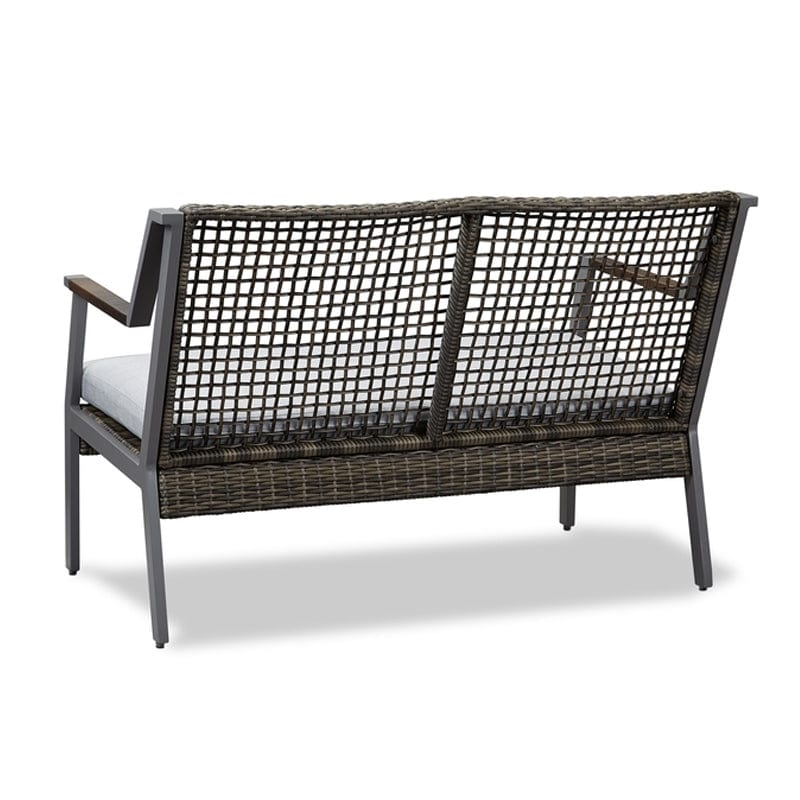 Calvin Love Seat in Gray - Outdoor Art Pros