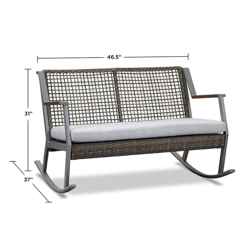 Calvin Two Seat Rocker Dimensions - Outdoor Art Pros