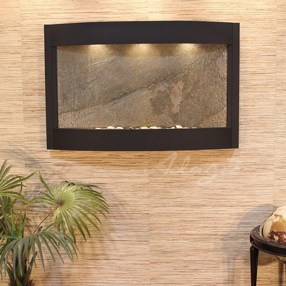 Calming_Water_Textured_Black_Green_Featherstone - Outdoor Art Pros