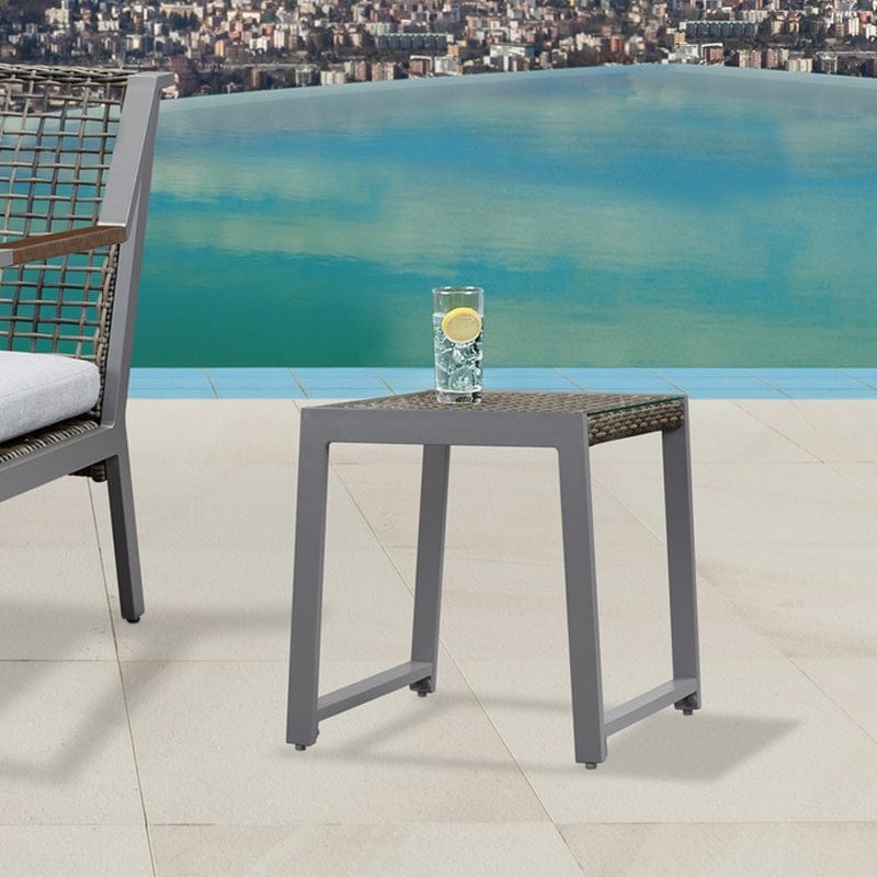 Calvin End Tables Set of 2 in Gray - Outdoor Art Pros