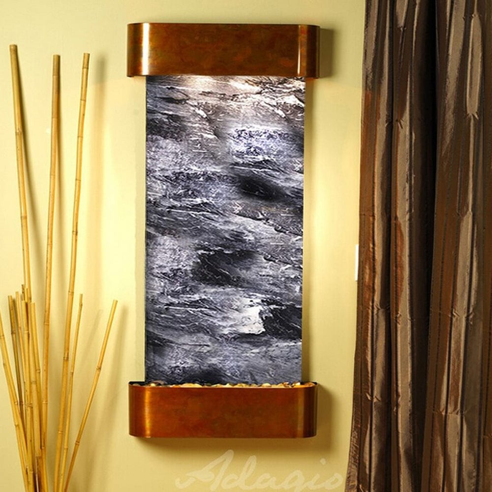 Cascade_Springs_Black_Spider_Marble_Rustic_Copper_Rounded_Corners - Outdoor Art Pros