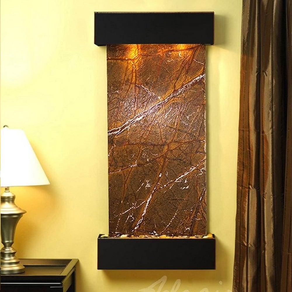 Cascade_Springs_Rainforest_Brown_Marble_Blackened_Copper_Squared_Corners - Outdoor Art Pros