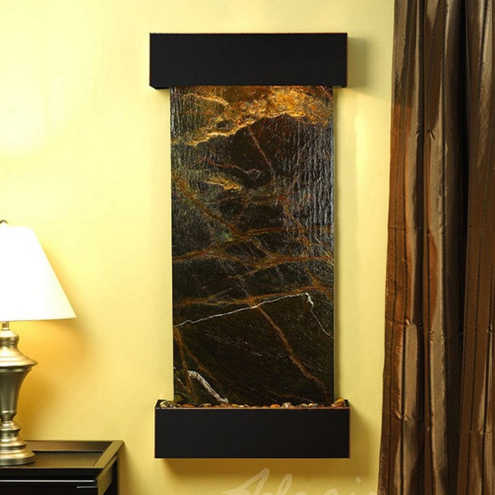 Cascade_Springs_Rainforest_Green_Marble_Blackened_Copper_Squared_Corners - Outdoor Art Pros