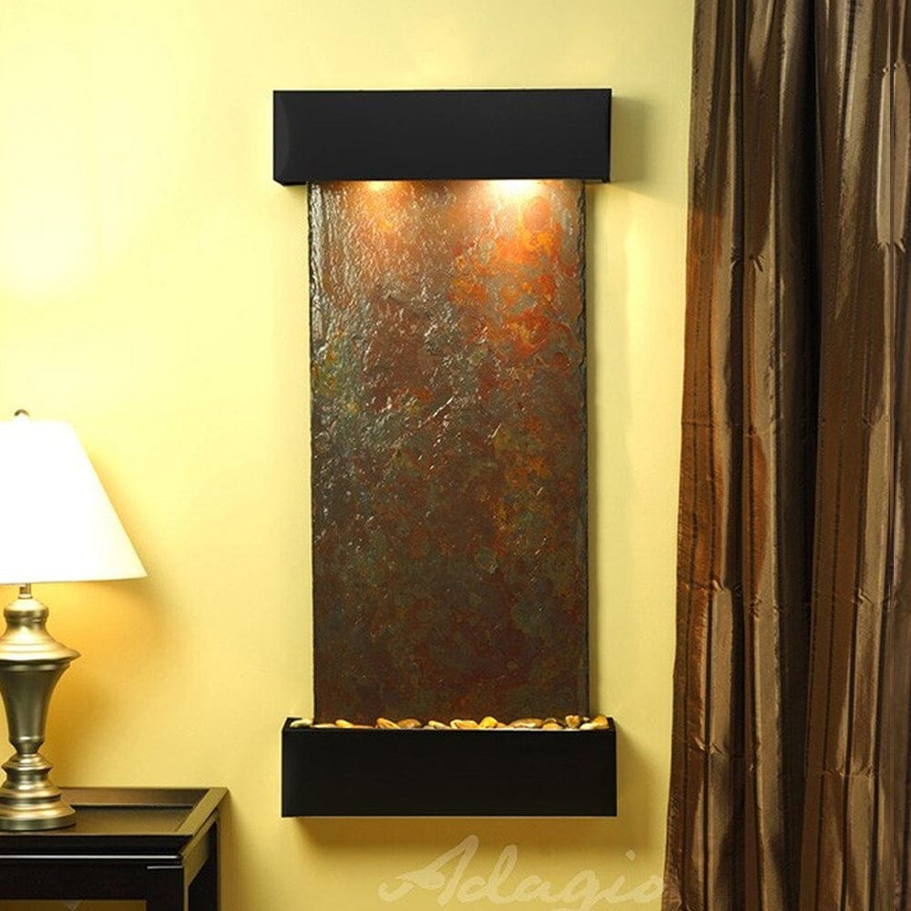 Cascade_Springs_Rajah_Slate_with_Blackened_Copper_Trim_and_Square_Corners - Outdoor Art Pros