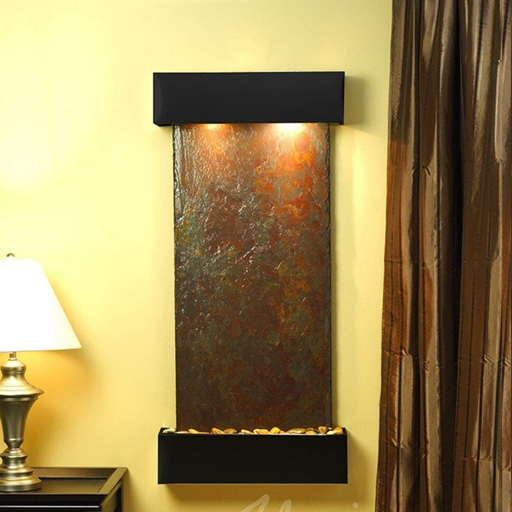 Cascade_Springs_Rajah_Slate_with_Blackened_Copper_Trim_and_Square_Corners - Outdoor Art Pros