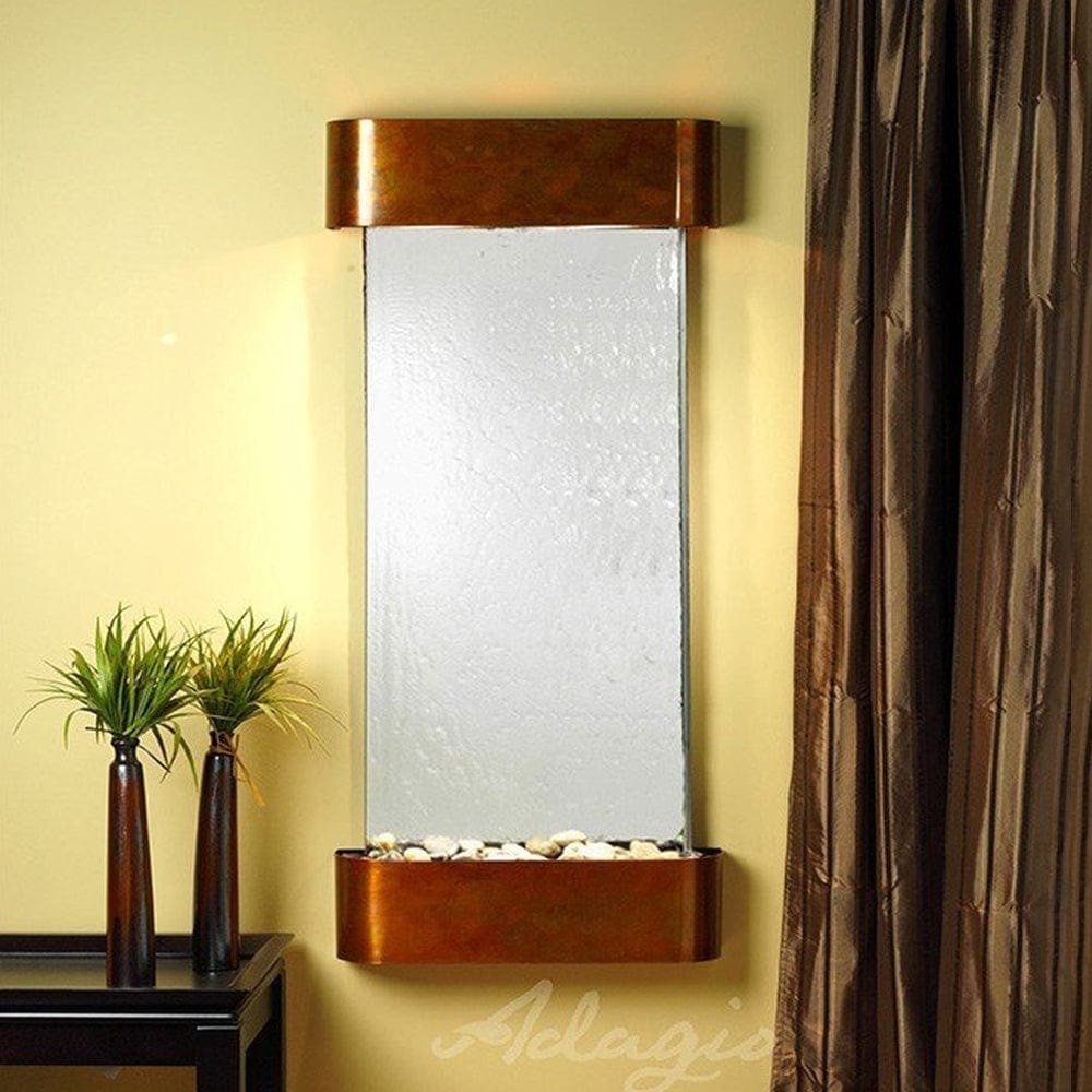 Cascade_Springs_Rustic_Copper_with_Rounded_Corners_and_Clear_Mirror - Outdoor Art Pros