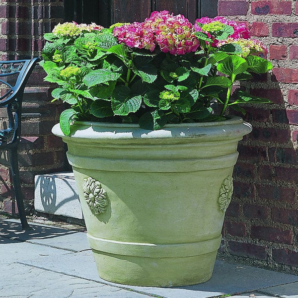 Certosa Medallion Garden Planter- Planters - Outdoor Art Pros