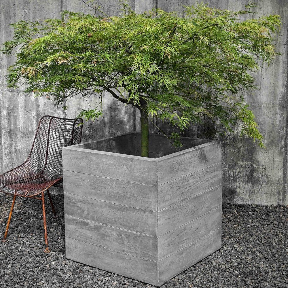 Chenes Brut Garden Box Planter - Planters - Outdoor Art Pros