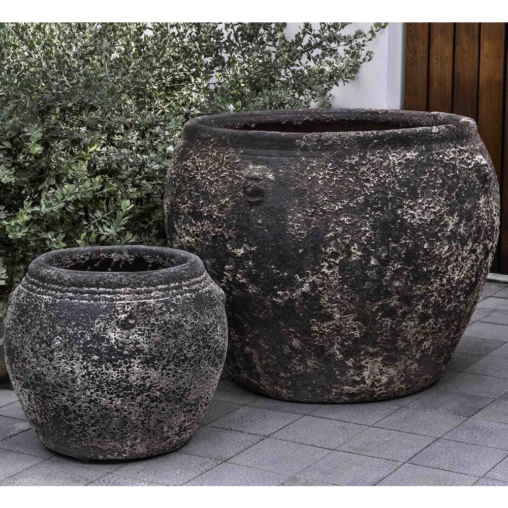 Chios Planter Set of 2 in Aegean - Outdoor Art Pros