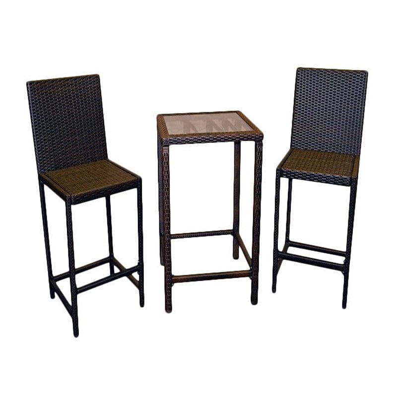 Chocolate Bistro Set - Outdoor Furniture - Outdoor Art Pros