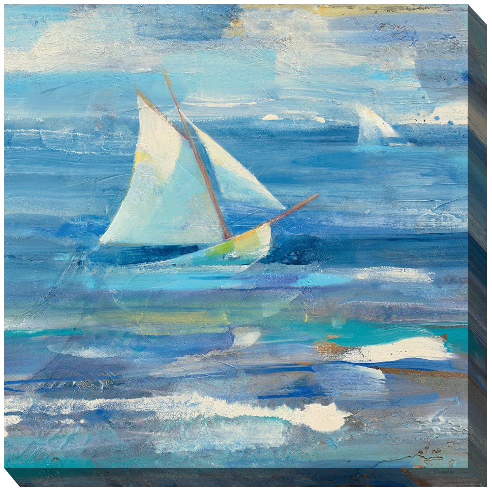 Choppy Waters Outdoor Canvas Art - Outdoor Art Pros