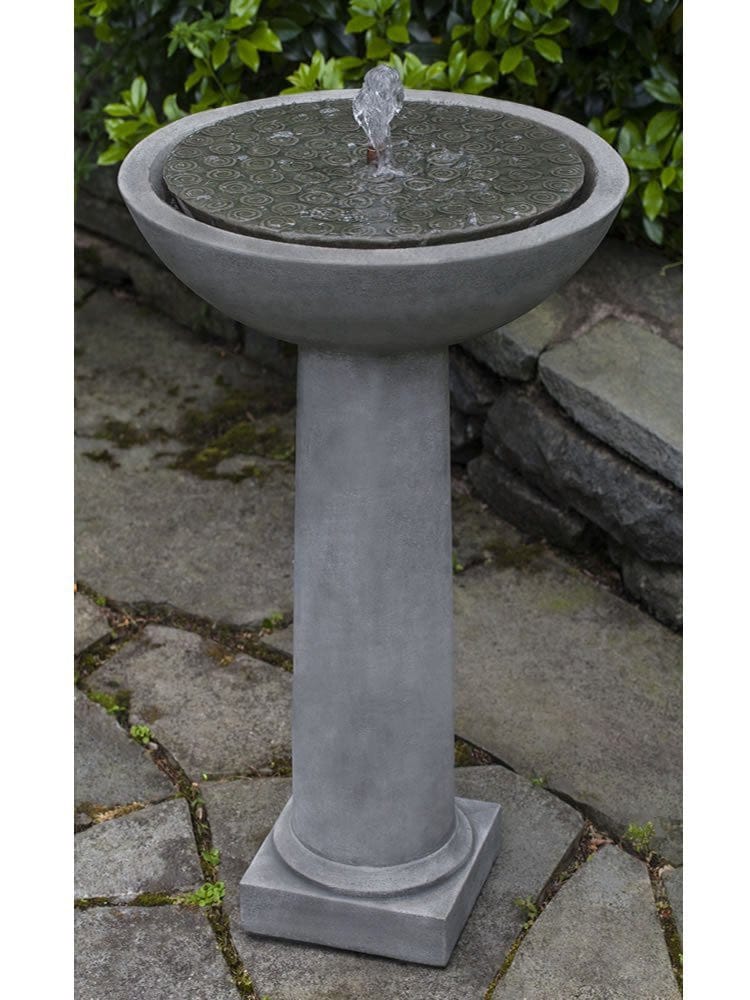 Cirrus Birdbath Water Fountain - Outdoor Art Pros