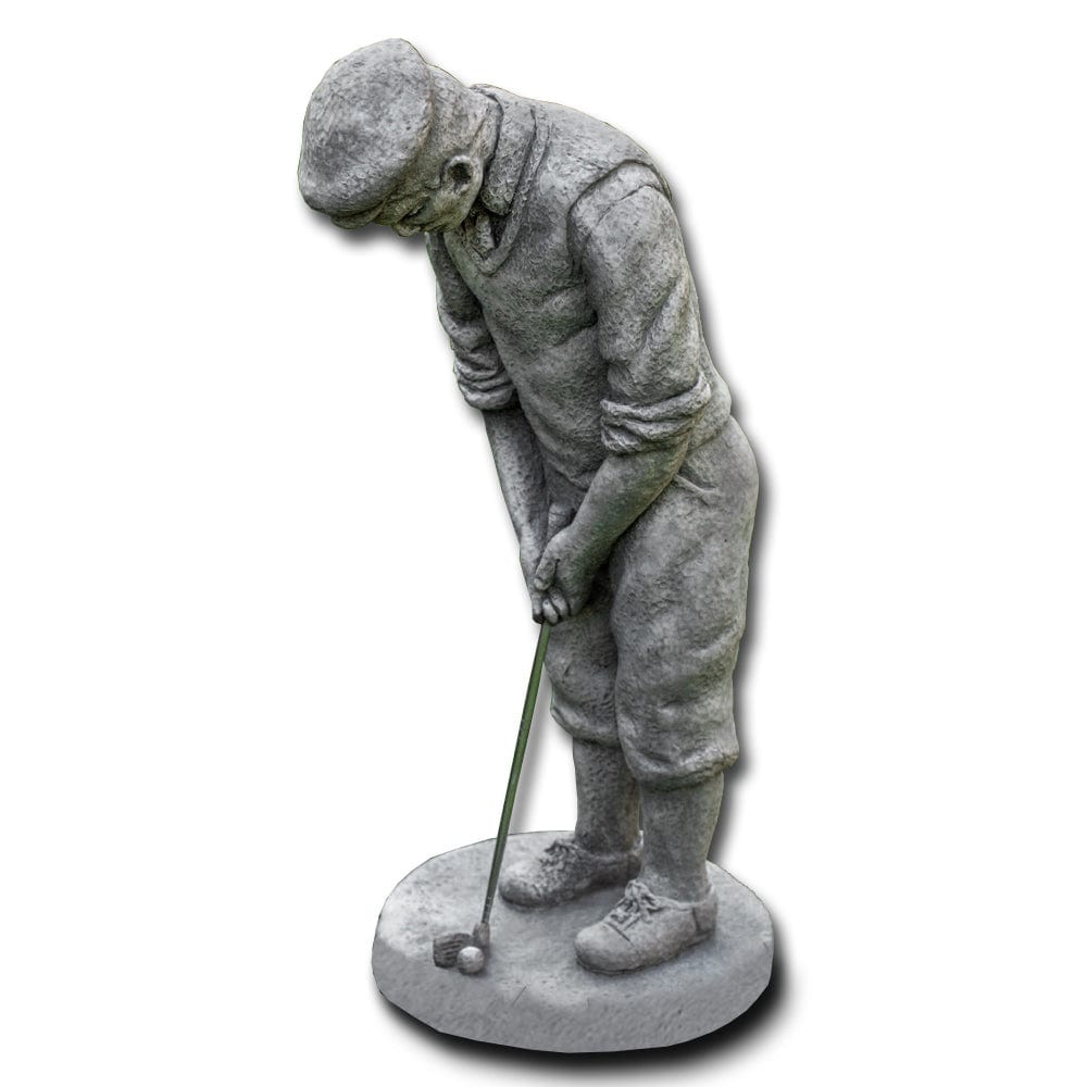 Classic Golfer Garden Statue - Outdoor Art Pros