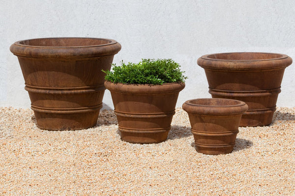 Classic Rolled Rim Garden Planter - Planters - Outdoor Art Pros