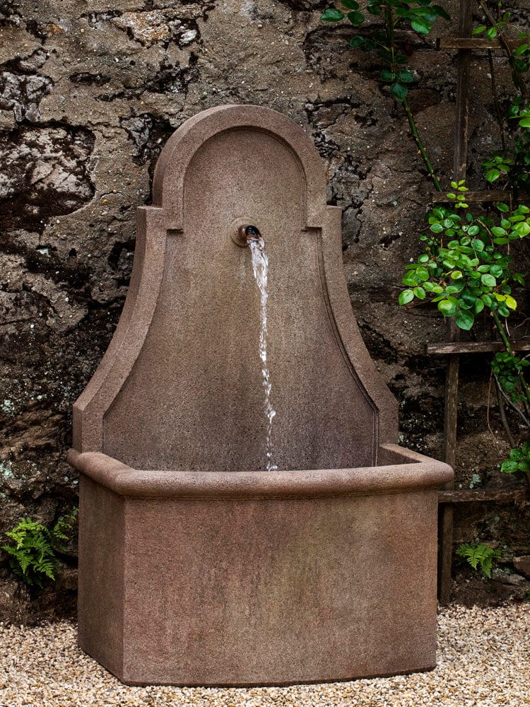 Closerie Wall Outdoor Fountain - Outdoor Art Pros