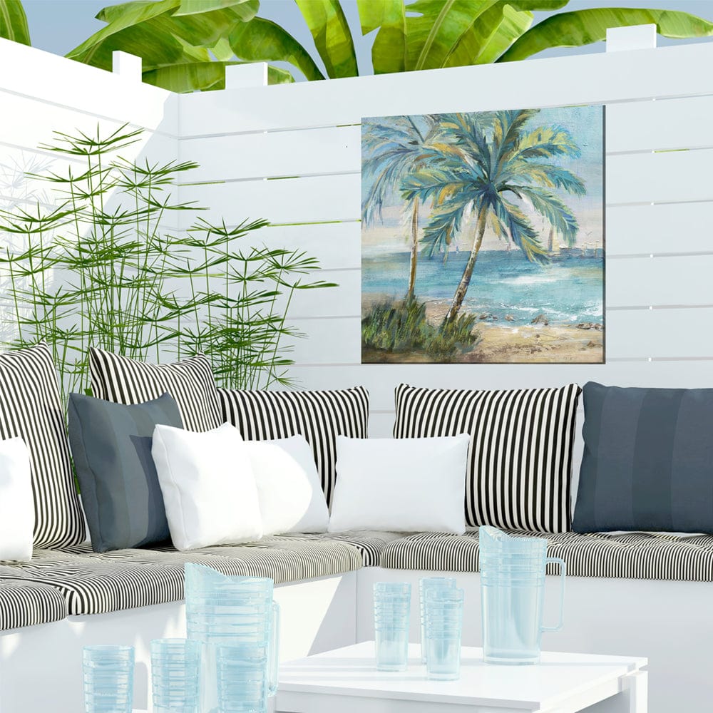 Coastal Palm 1 Outdoor Canvas Art - Outdoor Art Pros