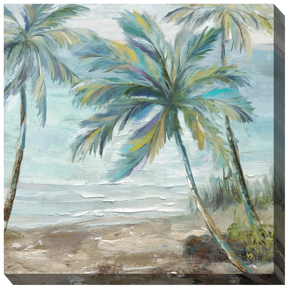 Coastal Palm 2 Outdoor Canvas Art - Outdoor Art Pros