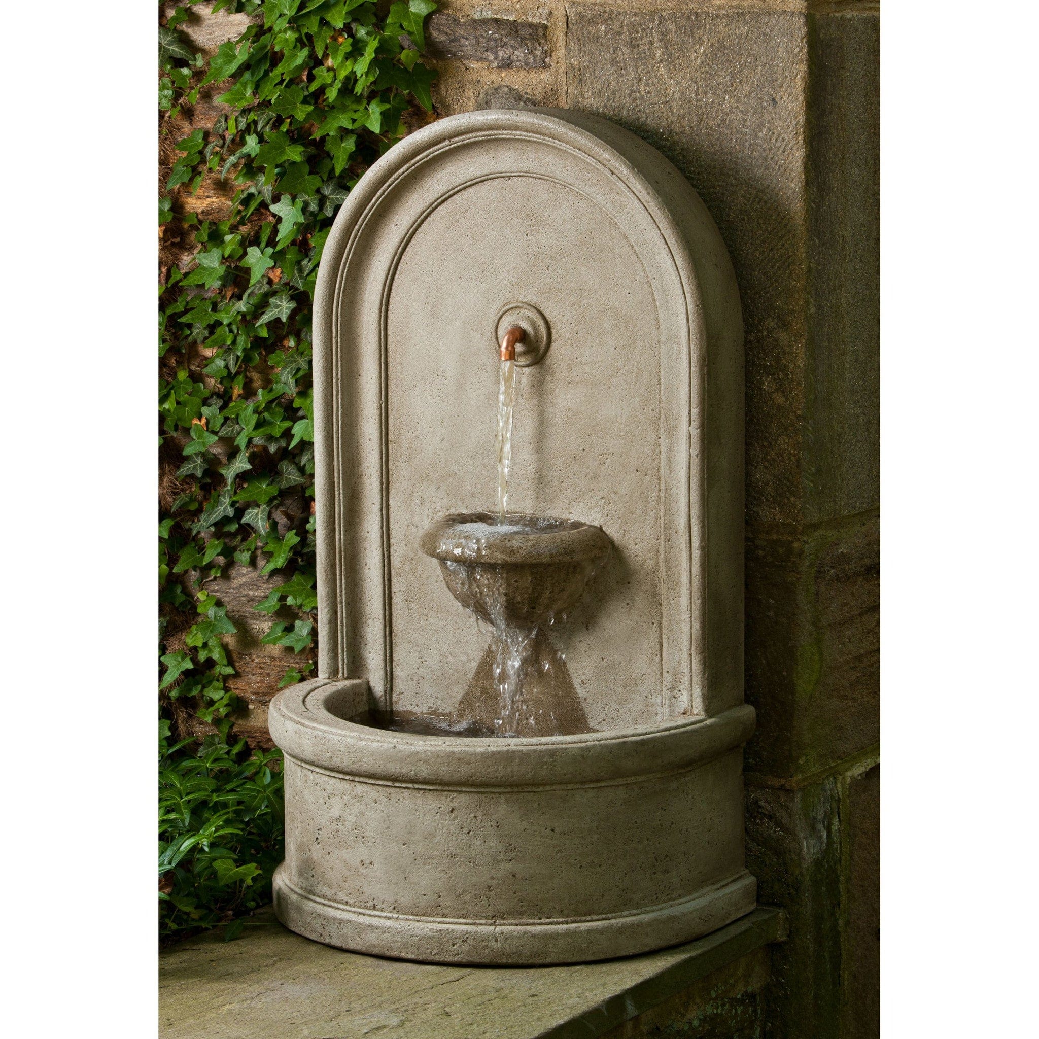 Colonna Wall Water Fountain - Outdoor Art Pros