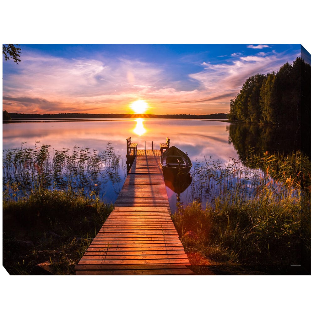 Cool Dawn Outdoor Canvas Art - Outdoor Art Pros