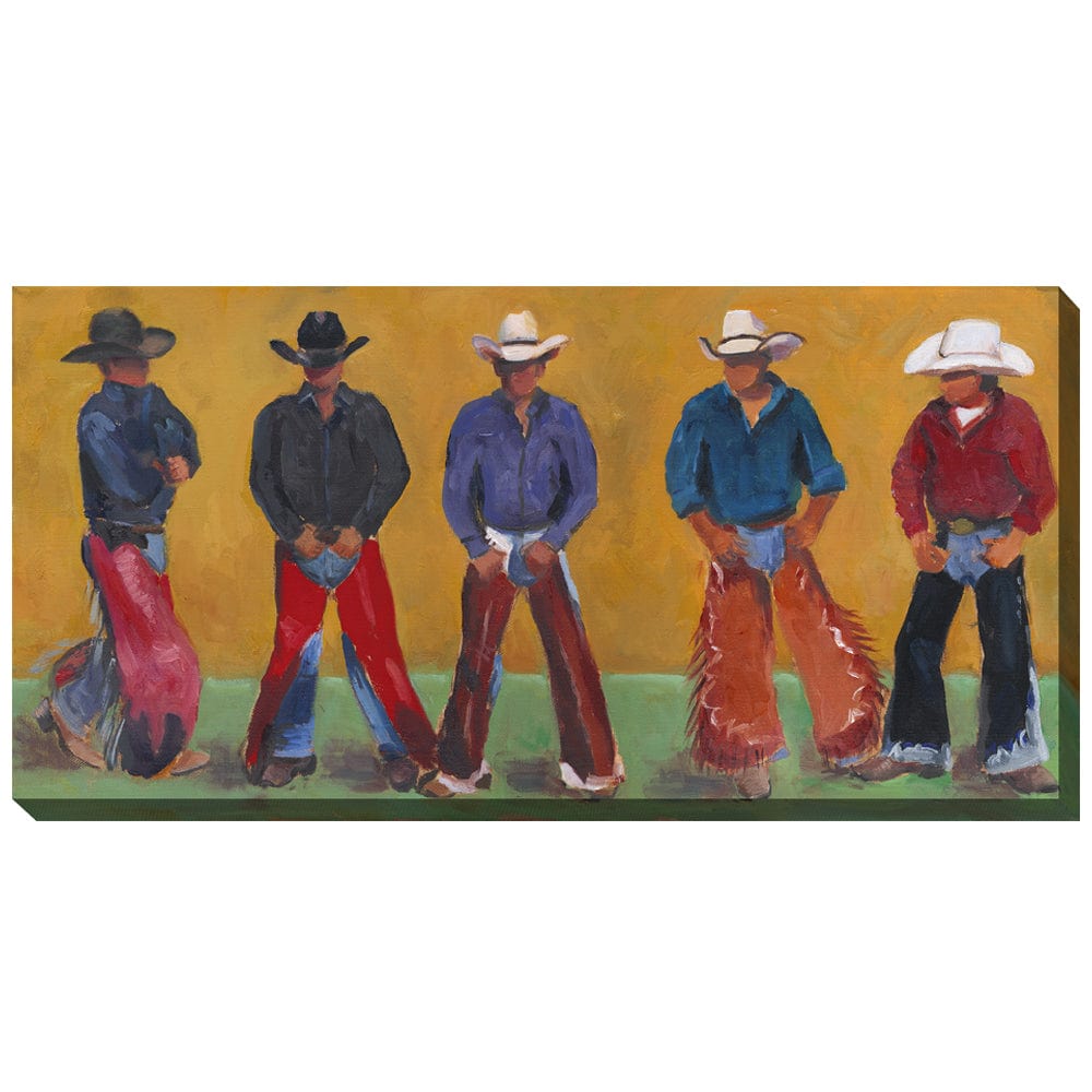 Cowboys Outdoor Canvas Art - Outdoor Art Pros