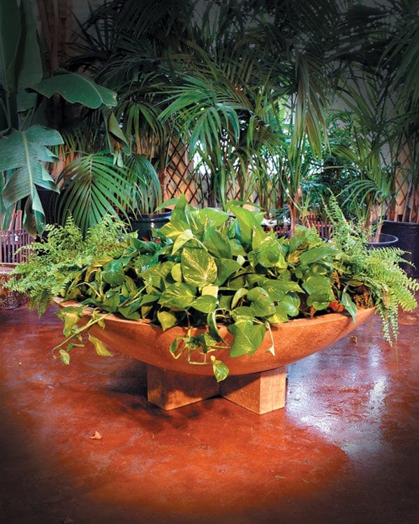 Cross Wok Planter - Outdoor Art Pros