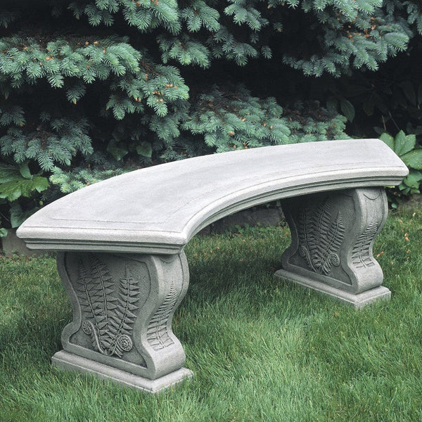 Rounded hotsell garden bench