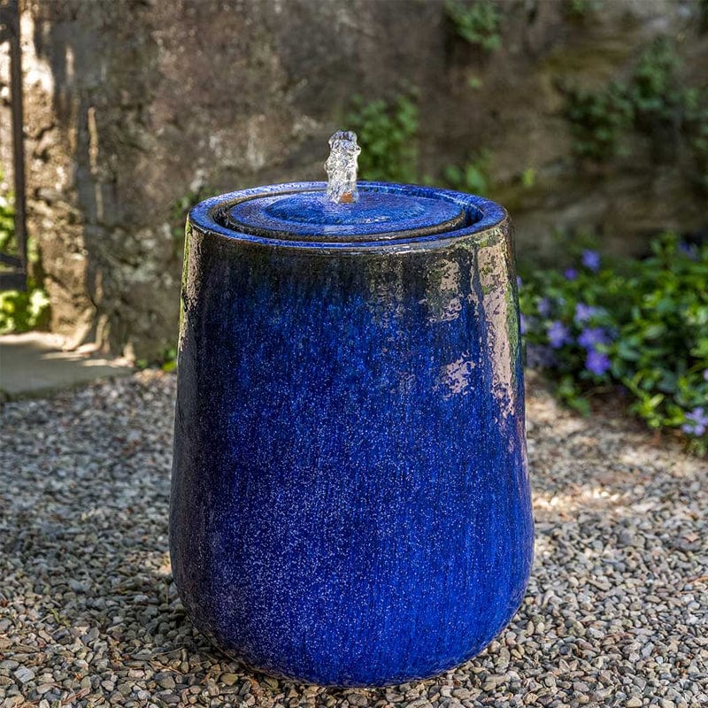 Daralis Fountain in Riviera Blue - Outdoor Art Pros