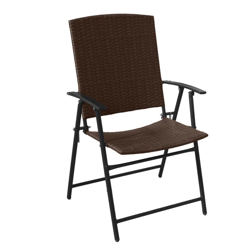 Dark Brown Wicker Patio Set - Outdoor Furniture - Outdoor Art Pros